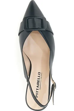 Décolleté Slingback Nere a Punta P555-PITTARELLO Discount