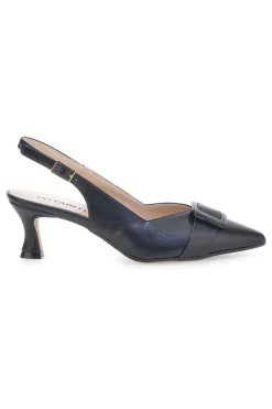 Décolleté Slingback Nere a Punta P555-PITTARELLO Discount