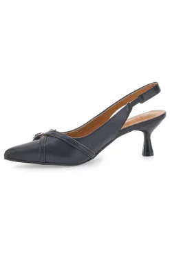 Décolleté Slingback Nere a Punta con Cinturini Decorativi CMJ2405315-LE HAVRE PARIS Outlet