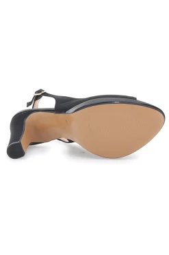 Décolleté Slingback Nere Effetto Raso 4477-PITTARELLO LOVE Sale