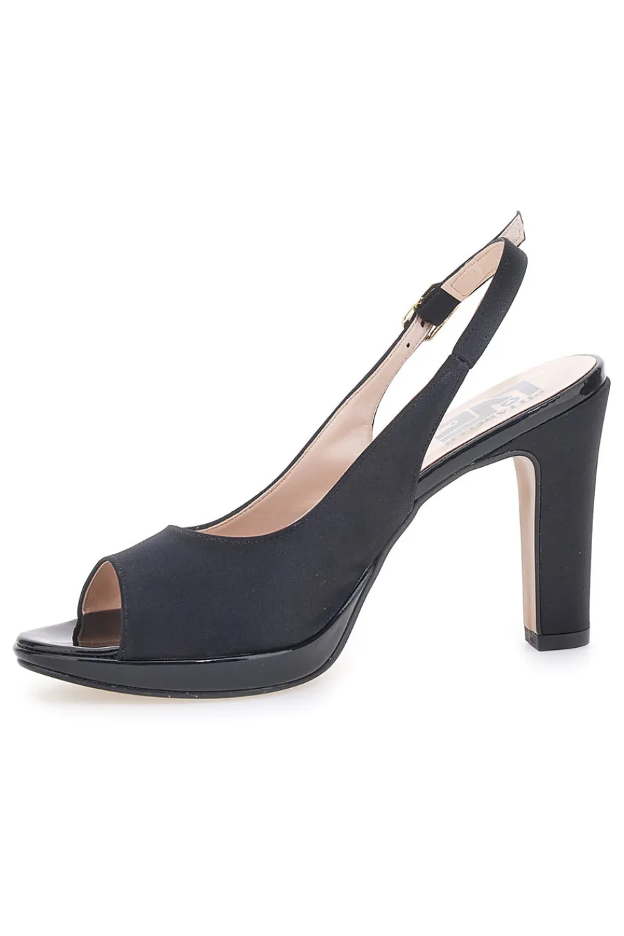 Décolleté Slingback Nere Effetto Raso 4477-PITTARELLO LOVE Sale