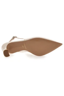 Décolleté Slingback Panna a Punta Made in Italy 503-PITTARELLO LOVE Hot
