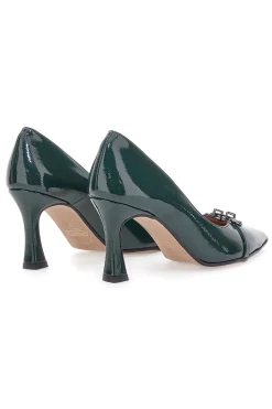 Décolleté Verdi Con Tacco 8 Made In Italy cm P7025-PITTARELLO New