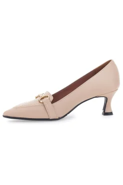 Decolleté Nude Con Tacco Basso A58-PITTARELLO COUTURE Best