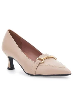 Decolleté Nude Con Tacco Basso A58-PITTARELLO COUTURE Best