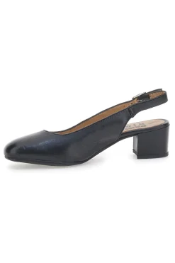 Decolleté Slingback Nere Con Tacco Basso 21684LIDY-PRIMA RIGA Best