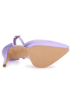 Dekolleté-Plateau 611 Lila Satin-PITTARELLO ELITE Hot