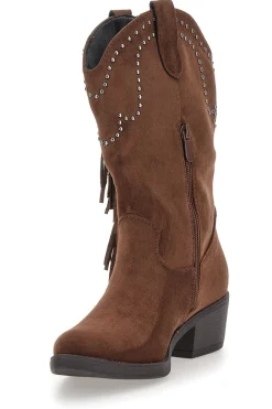 Die ersten en Cowboystiefel P637 mit Fransen und Nieten-THE FIRST Outlet