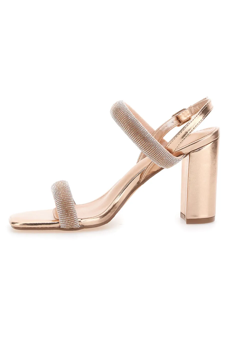 Die ersten 256 Roségold-Sandalen mit Absatz-THE FIRST