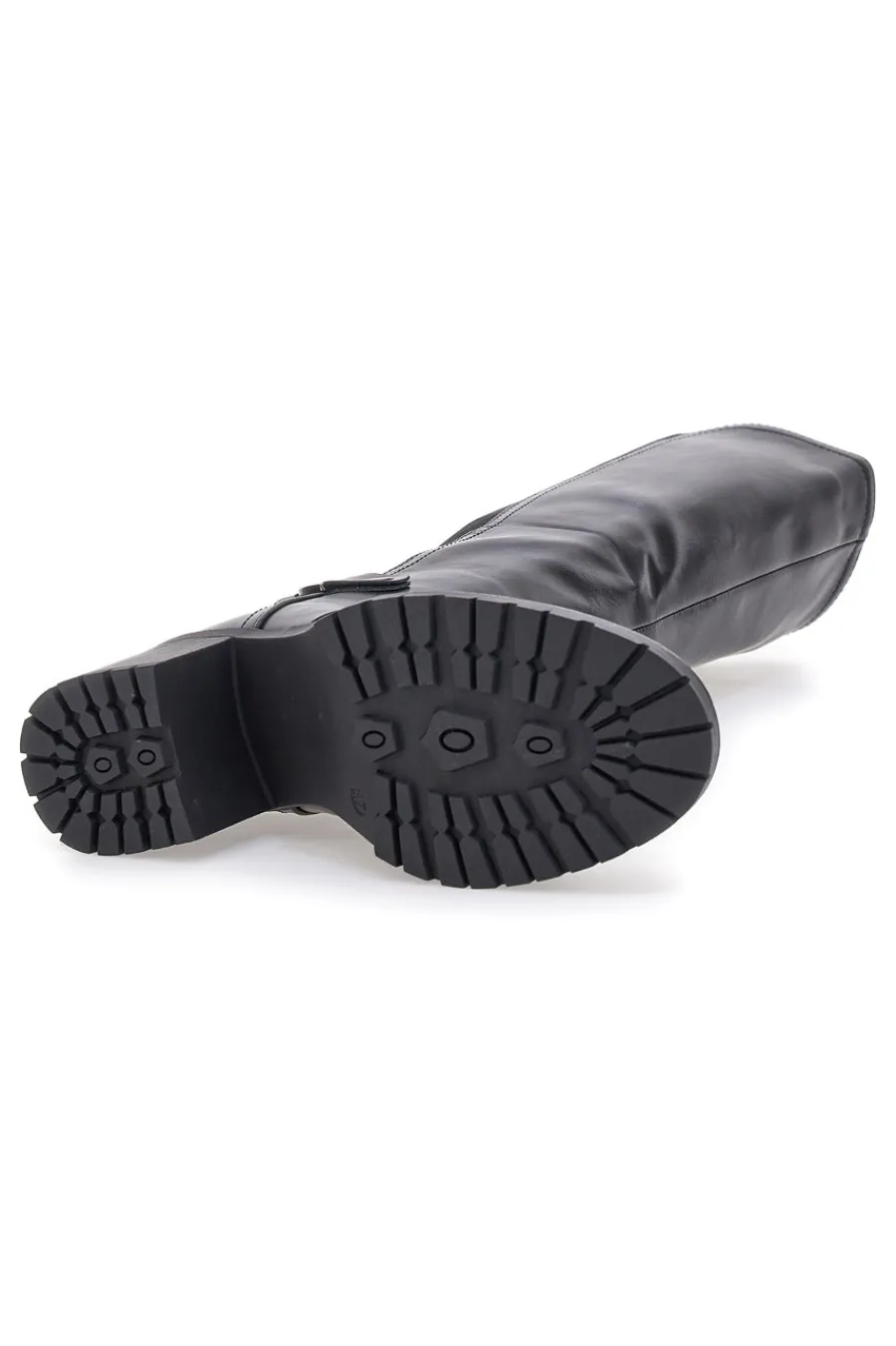 1359 – e Stiefel mit Blockabsatz und elastischem Seitendetail-ENERGY Sale