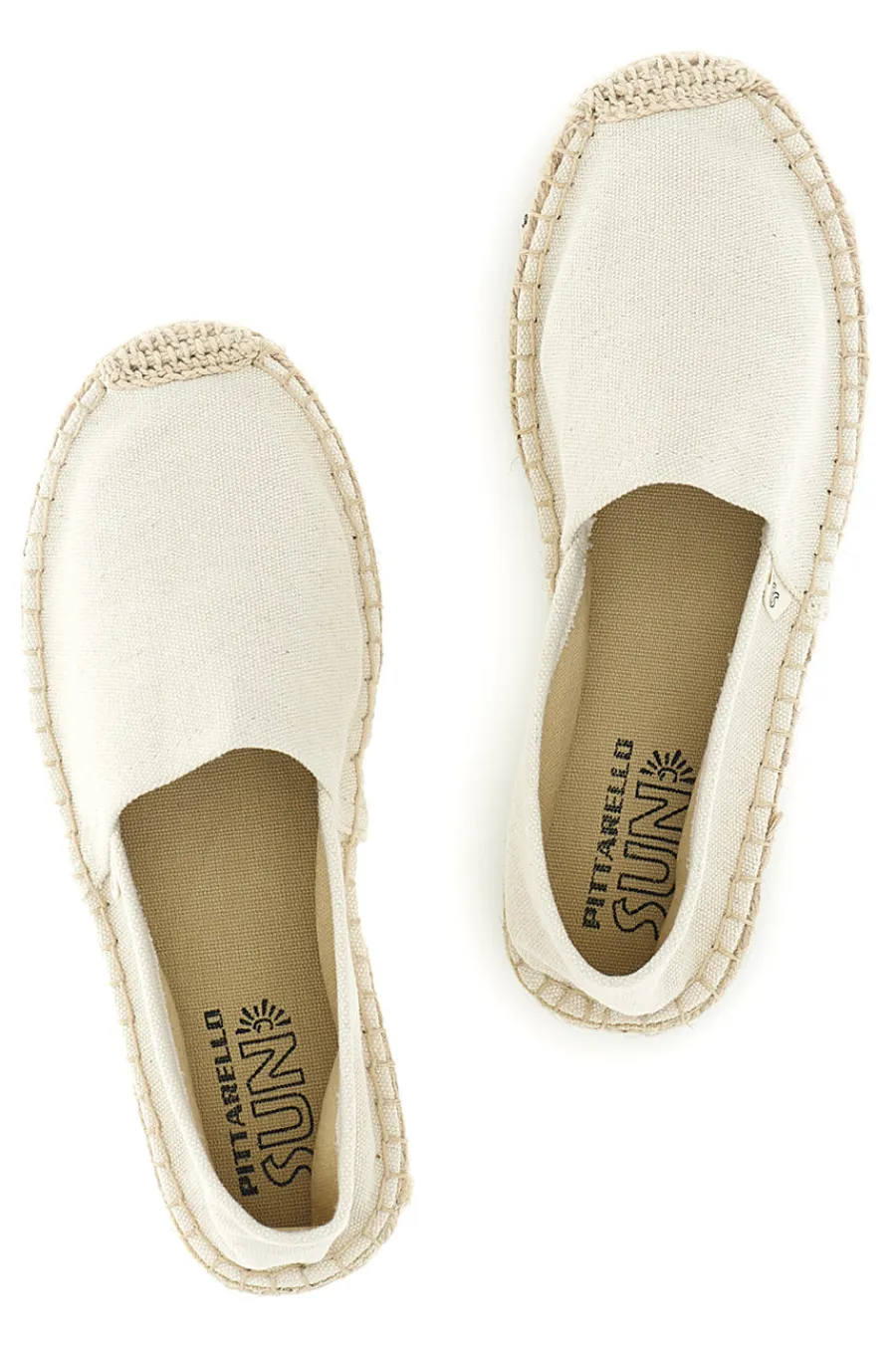Espadrillas bianche slip on SGMS2520-PITTARELLO SUN