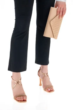 24 RoseGold-Sandalen mit Absatz-FIRST LADY Best