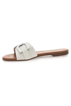 Flache Hausschuhe mit er Schnalle PREA441-MON DIEU New