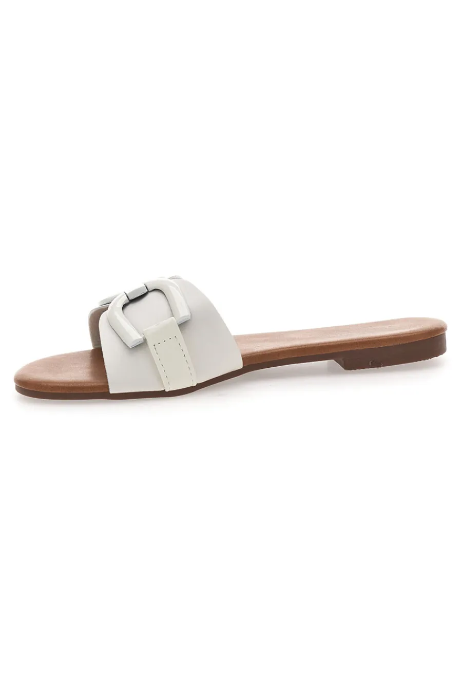 Flache Hausschuhe mit er Schnalle PREA441-MON DIEU New