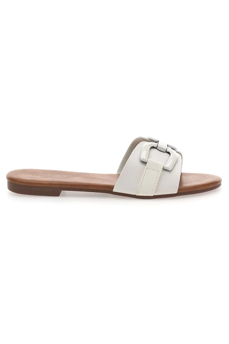 Flache Hausschuhe mit er Schnalle PREA441-MON DIEU New