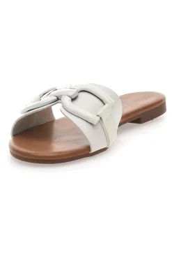 Flache Hausschuhe mit er Schnalle PREA441-MON DIEU New
