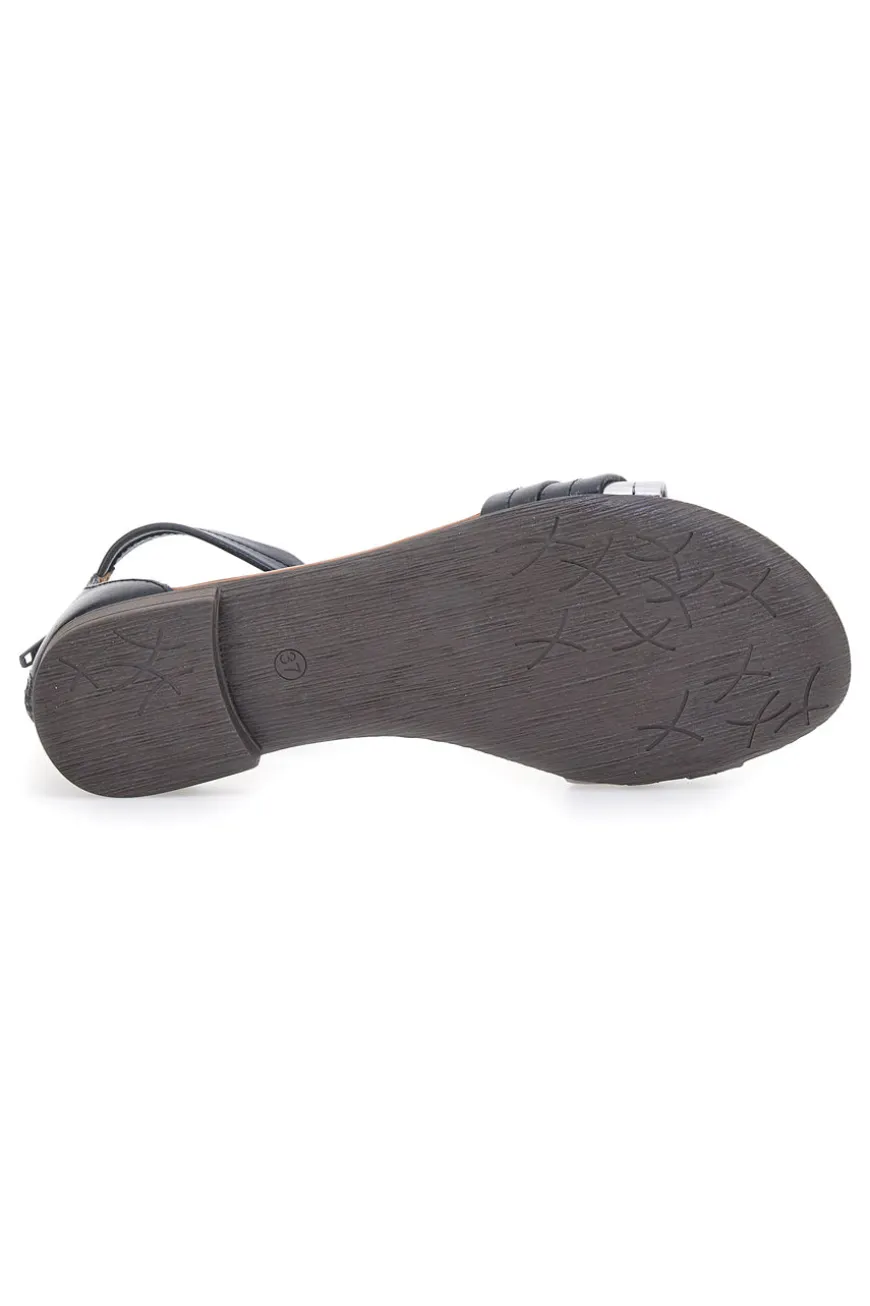 Flache Sandalen Grazie 225365 Schwarz