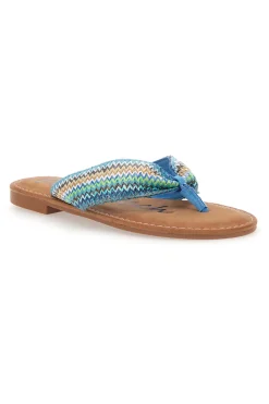 469 Blaue Flip-Flop-Hausschuhe-FUN BEACH Clearance