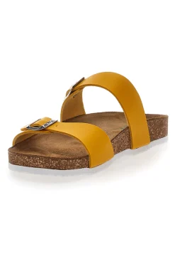 Gelbe Hausschuhe mit Schnallen 335006-PITTARELLO ECO Discount