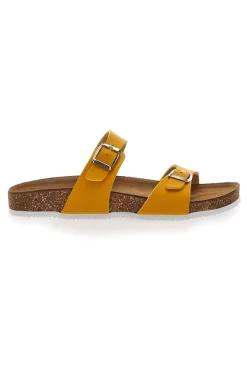 Gelbe Hausschuhe mit Schnallen 335006-PITTARELLO ECO Discount