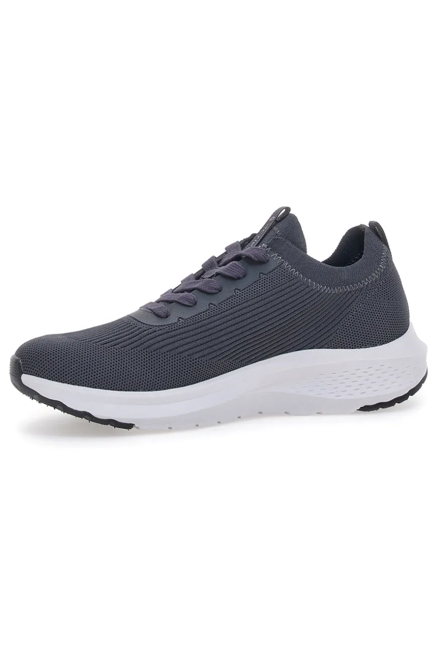 Grau-weiße Laufschuhe mit Mesh-Obermaterial LOTTO SPEEDRIDE 1000
