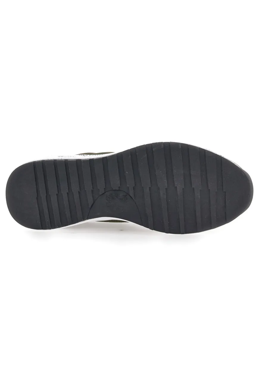 Grüne Sneakers mit Memory Soft Navy MM2281