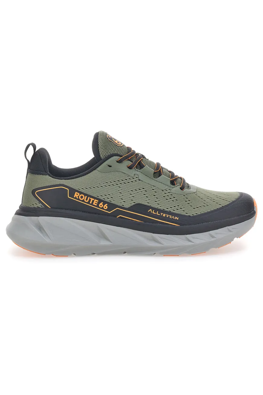 Grüne Sneakers und dicke Sohle ROUTE 66 RO51811D