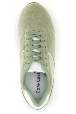 Grüne Turnschuhe mit Schnürsenkeln und minimalem Design Café Kosten 85RCO72101-CAFÈ COST Outlet