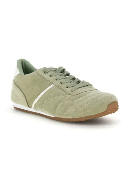 Grüne Turnschuhe mit Schnürsenkeln und minimalem Design Café Kosten 85RCO72101-CAFÈ COST Outlet