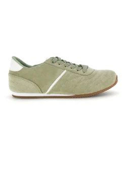 Grüne Turnschuhe mit Schnürsenkeln und minimalem Design Café Kosten 85RCO72101-CAFÈ COST Outlet