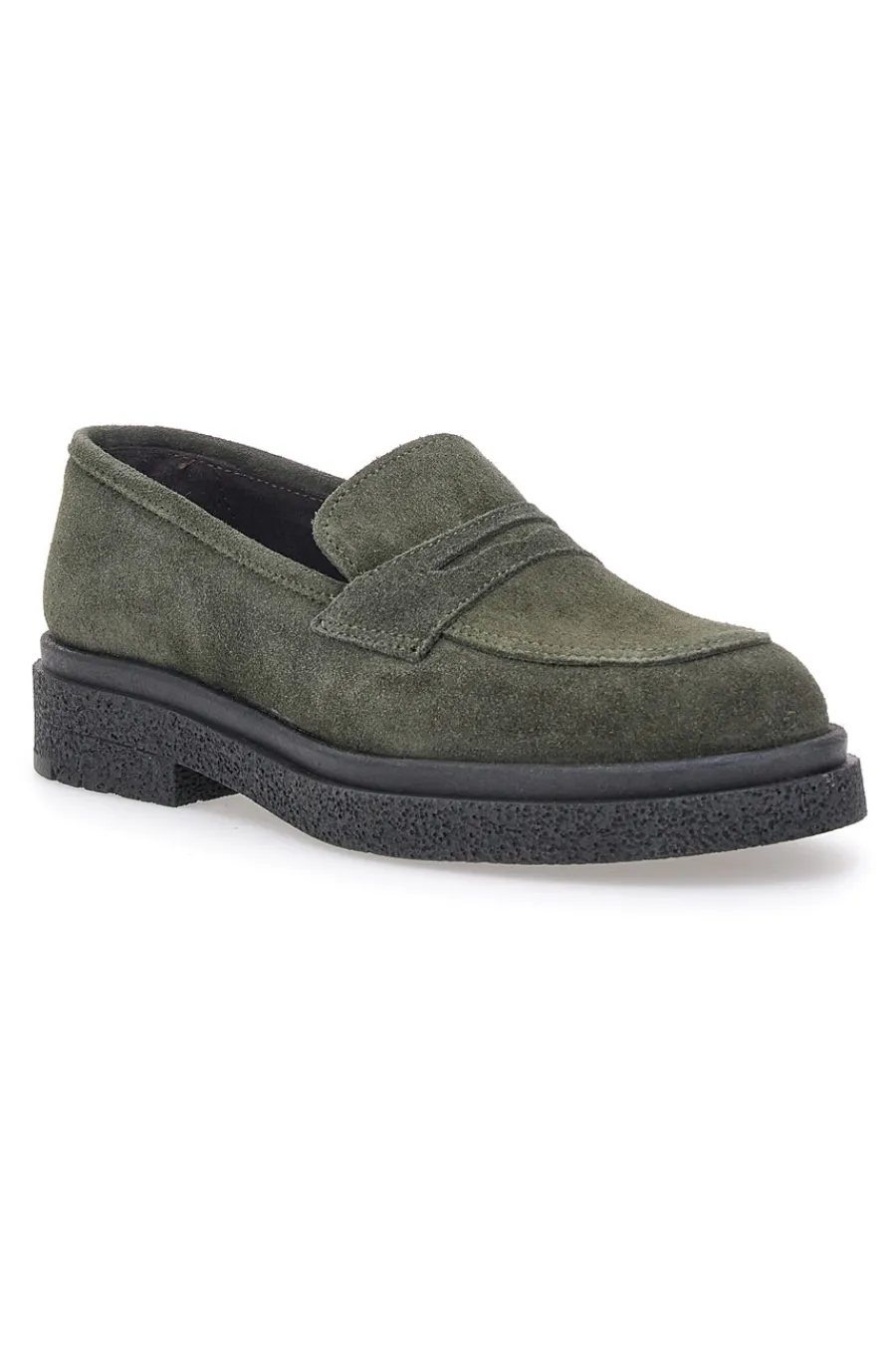 Grüne Wildledermokassins Pittarello Klasse 2004-PITTARELLO CLASS Discount
