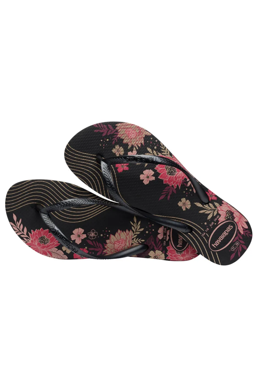 Slim Organic e Flip-Flops mit Blumen-HAVAIANAS Best