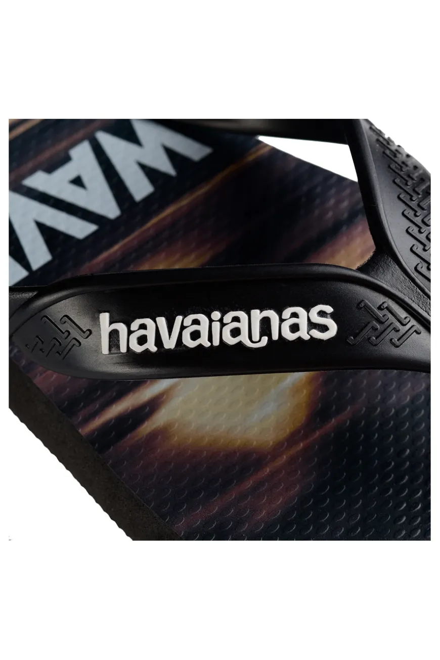 Havaianas Surf Flip Flops Schwarz