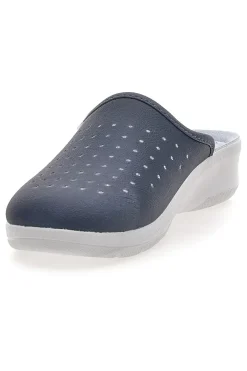 5033 perforierte blaue Berufspantoffeln mit anatomischem Fußbett-INBLU Clearance