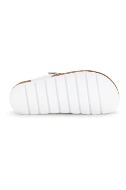 Infradito bianche con sottopiede in vera pelle 335P2177SR-PITTARELLO BIO New