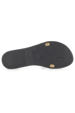 Infradito nere e oro con doppia fascia Ipanema IP81805
