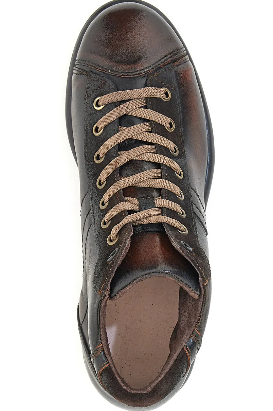 Jerpoint 1910 Braune hohe Schnürschuhe