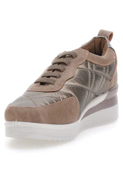 farbene Sneakers mit Schnürsenkeln und Plateausohle 12412-MIO TEMPO