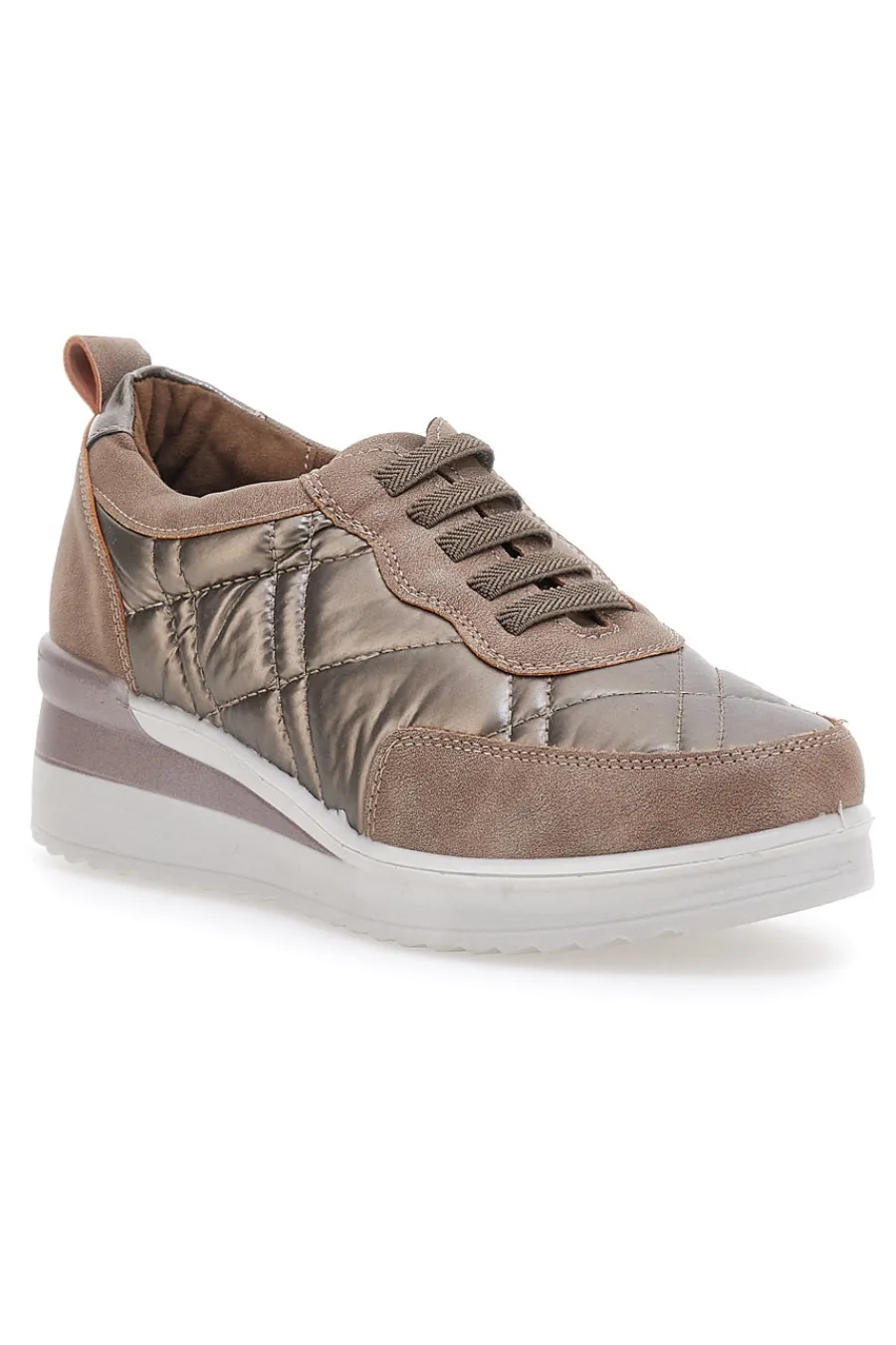 farbene Sneakers mit Schnürsenkeln und Plateausohle 12412-MIO TEMPO