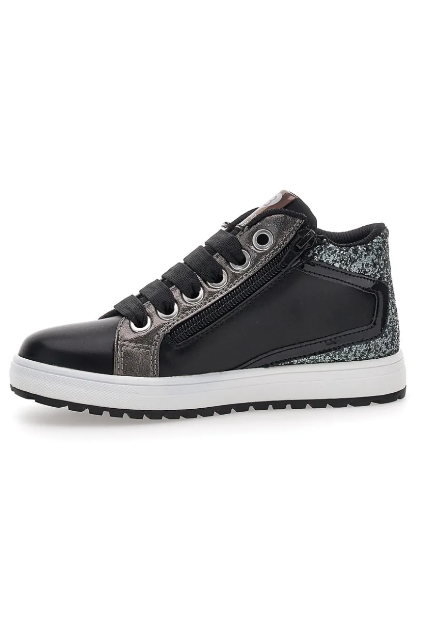 Laura Biagiotti AG1751016511 schwarze Sneakers mit Glitzerdetails
