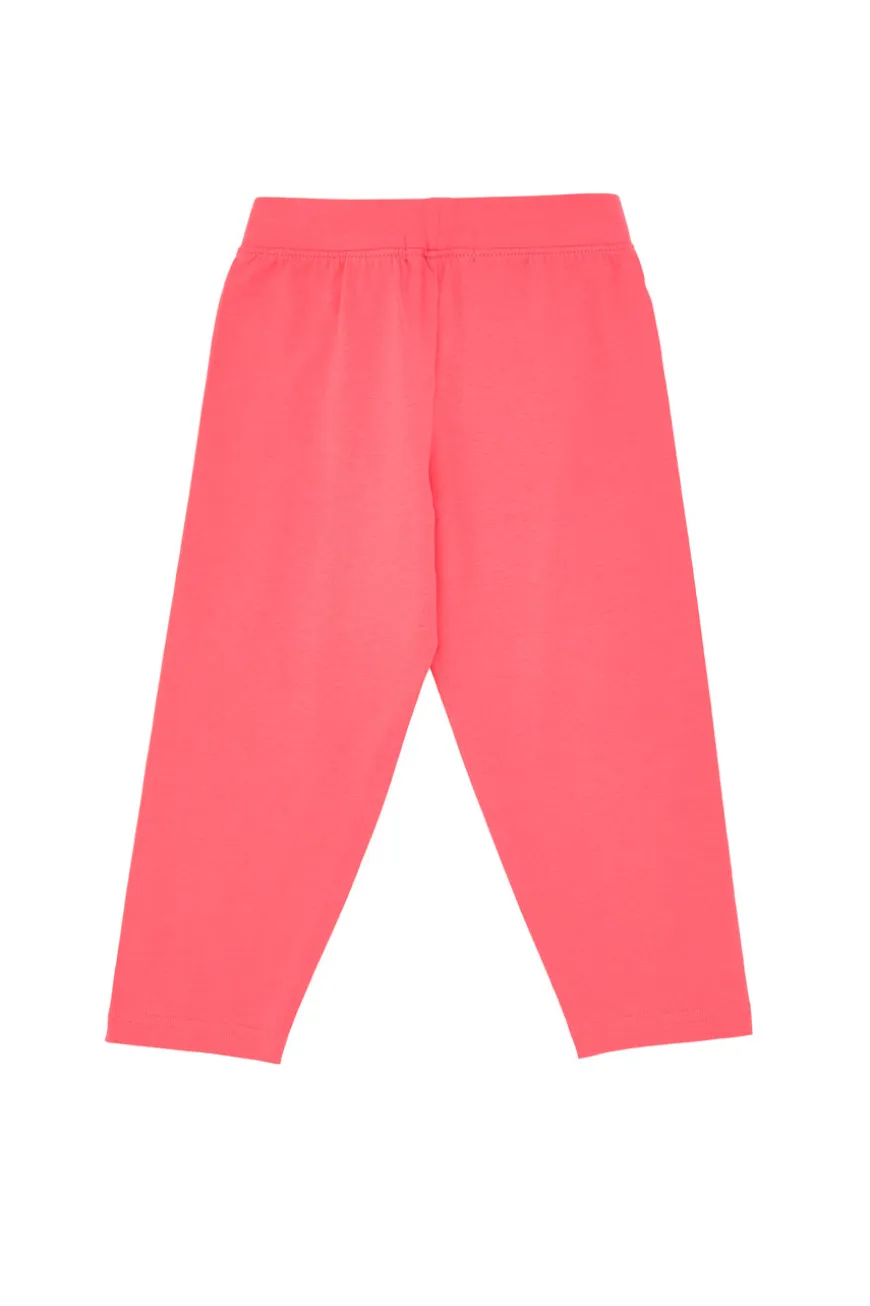 Leggings 7/8 Rosa con Logo Pitt Kids PT-G-LG-05074