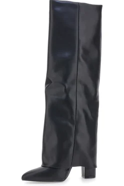 C217252 e Stiefel mit spitzem Blockabsatz-LE HAVRE PARIS