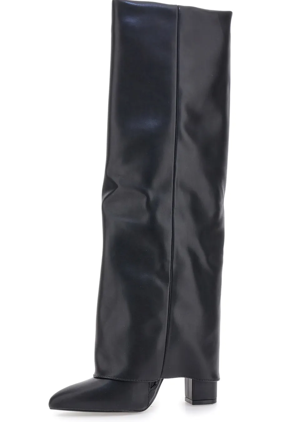 C217252 e Stiefel mit spitzem Blockabsatz-LE HAVRE PARIS