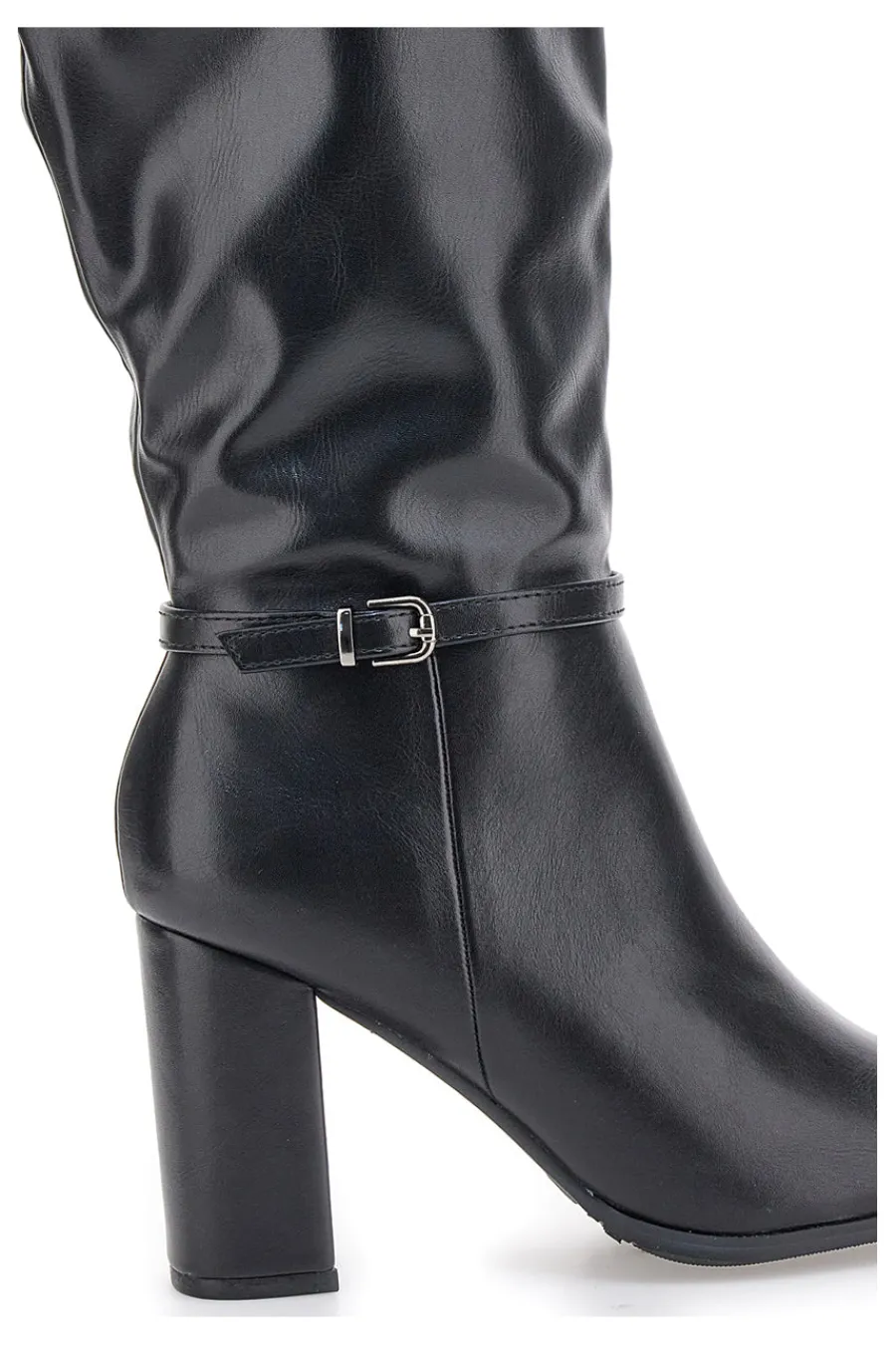 6002 e Stiefeletten mit hohem Absatz und Riemen-LE HAVRE PARIS