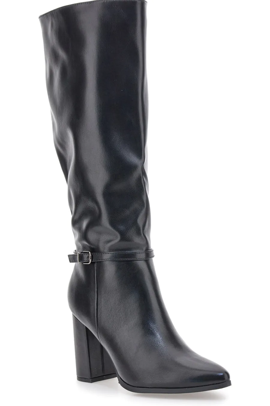 6002 e Stiefeletten mit hohem Absatz und Riemen-LE HAVRE PARIS