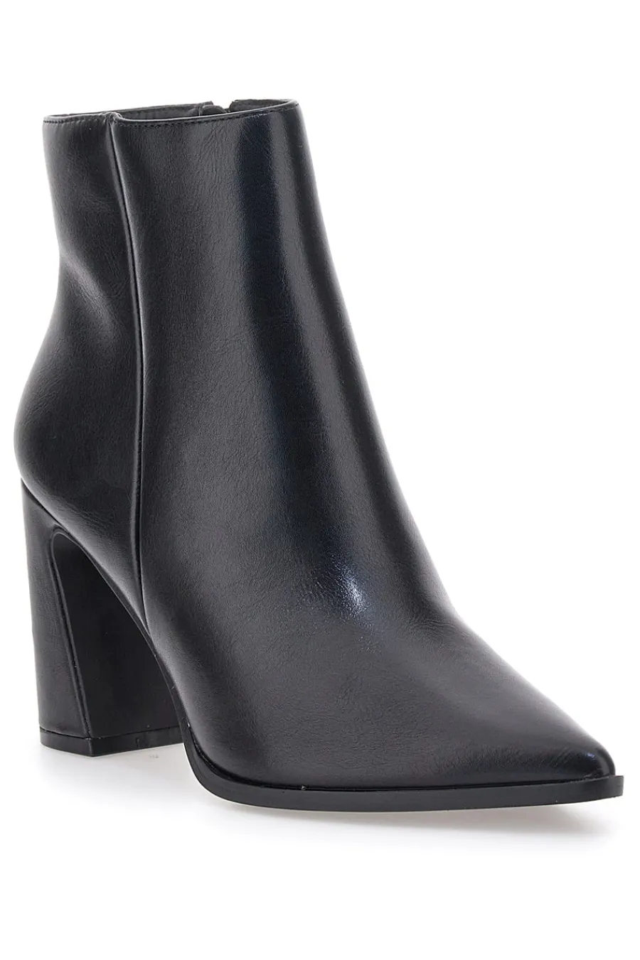 801 e Stiefeletten mit hohem Blockabsatz und spitzer Zehenpartie-LE HAVRE PARIS