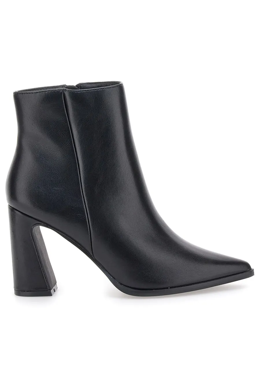 801 e Stiefeletten mit hohem Blockabsatz und spitzer Zehenpartie-LE HAVRE PARIS