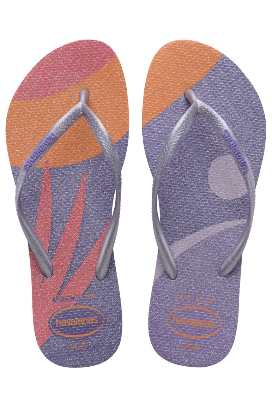 Slim Palette Glow Flip Flops-HAVAIANAS Clearance