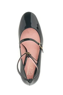 Mary Jane in vernice nera con cinturino alla caviglia 3622-PITTARELLO GLAM New
