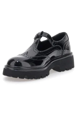 Mary Jane nere in vernice con fondo carrarmato Capsule BT251123006-PITTARELLO